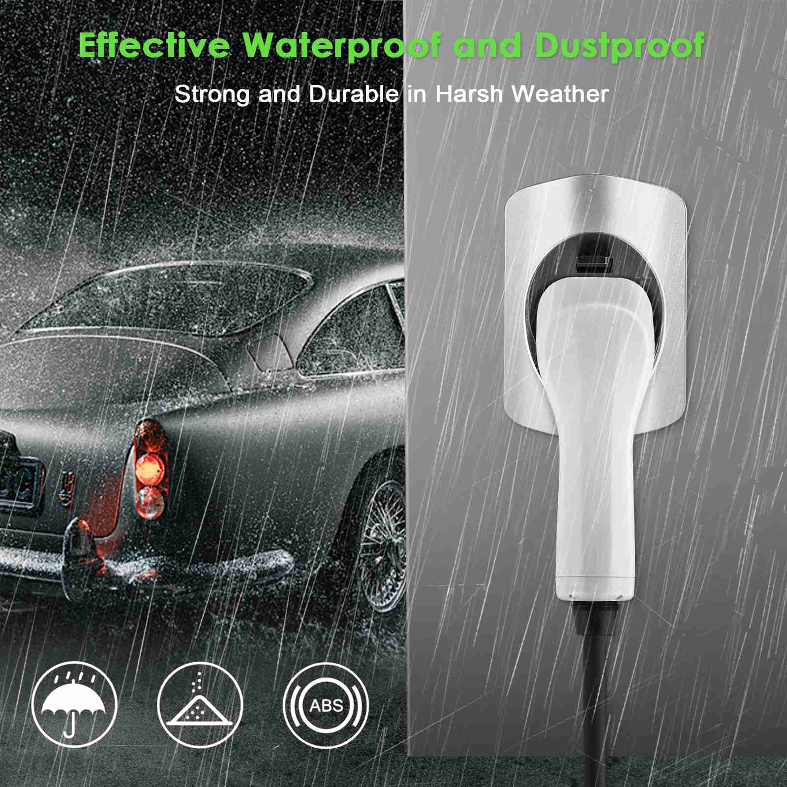 Rheidon Type 2 wall bracket Charging cable holder for electric car - Rheidon Tech