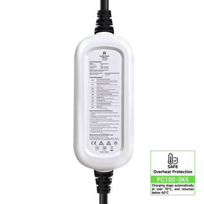 Rheidon 3.6 kW Portable EV Charger - Rheidon Tech